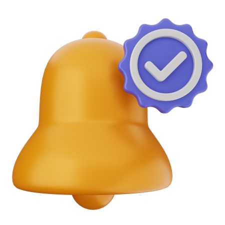 Verificação de notificação  3D Icon