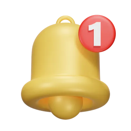 Notificación 1  3D Icon