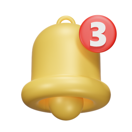 Notificación 3  3D Icon