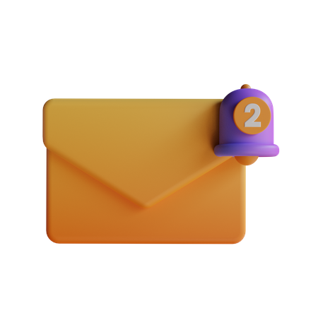 Notificación por correo  3D Icon