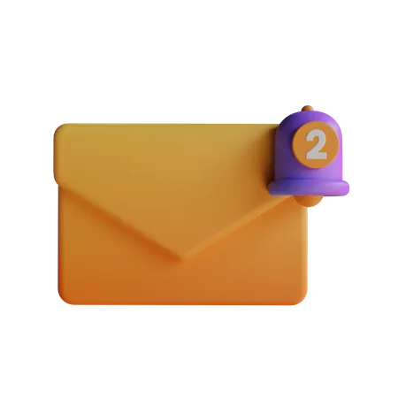 Notificación por correo  3D Icon