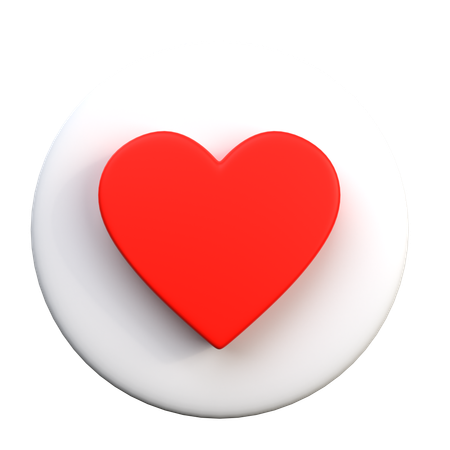 Notificación de amor  3D Icon