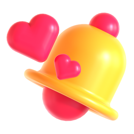 Notificación de amor  3D Icon