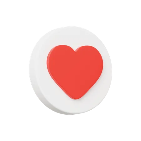 Notificación de amor  3D Icon