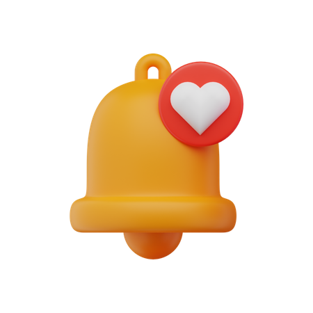 Notificación de amor  3D Icon