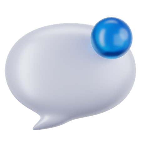 Notificación de chat  3D Icon