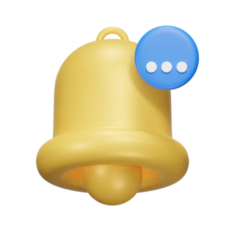 Chat de notificación  3D Icon