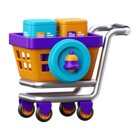 Notificación de compras  3D Icon