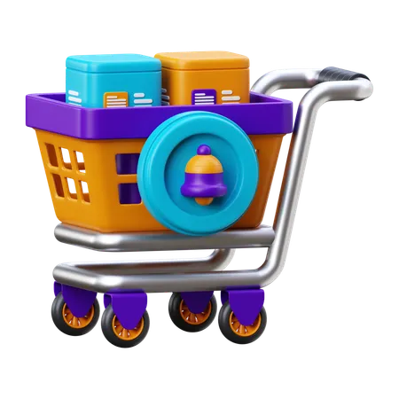 Notificación de compras  3D Icon