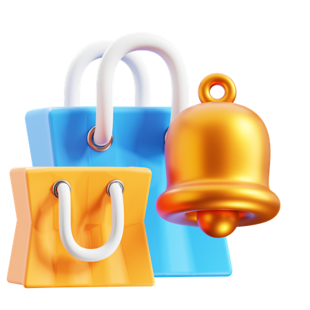 Notificación de compras  3D Icon