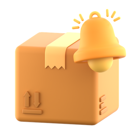 Notificación de entrega  3D Icon