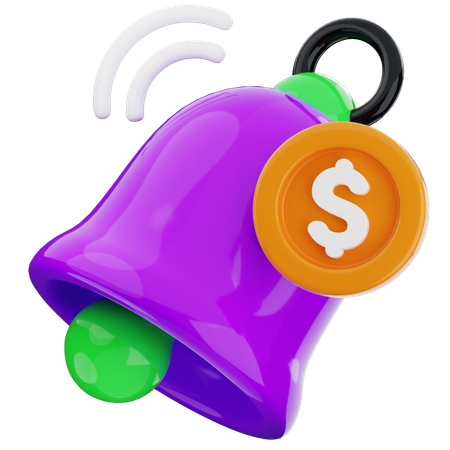 Notificacion de pago  3D Icon