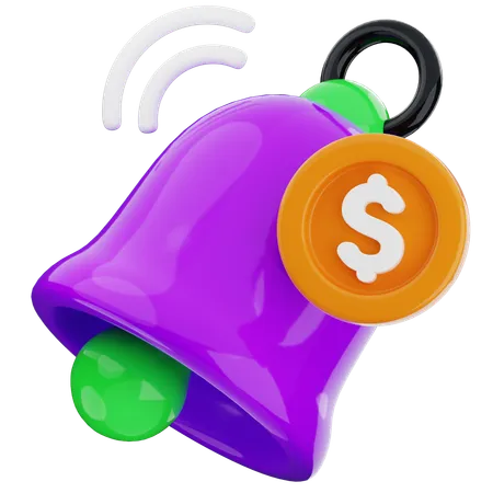 Notificacion de pago  3D Icon