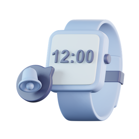 Notificación de reloj inteligente  3D Icon