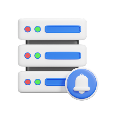 Notificación del servidor  3D Icon