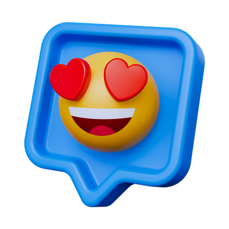 Notificación emoji  3D Icon