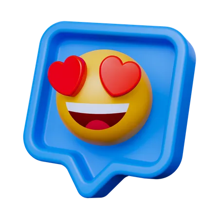 Notificación emoji  3D Icon