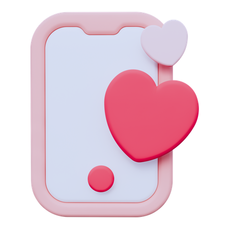 Notificación móvil  3D Icon