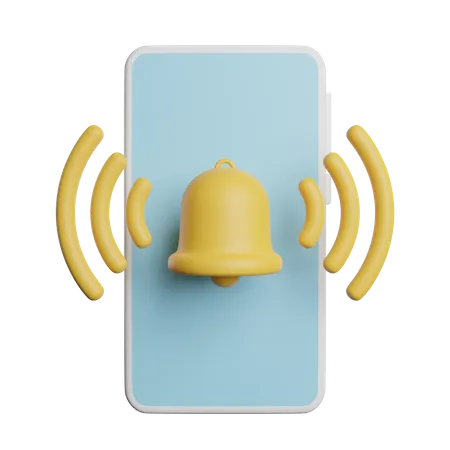 Suena El Telefono Notificar 3D Icon