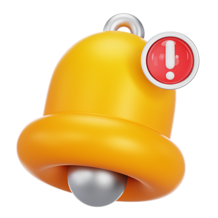 Alert Notification  3D Icon