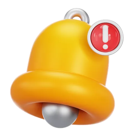 Alert Notification  3D Icon