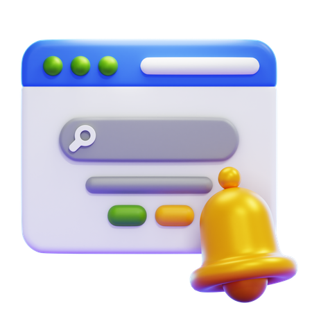 NOTIFICATION  3D Icon