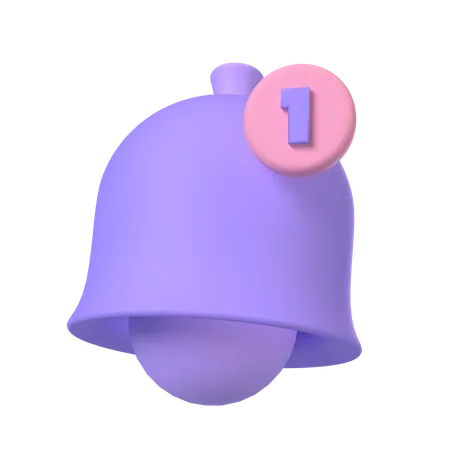 通知  3D Icon