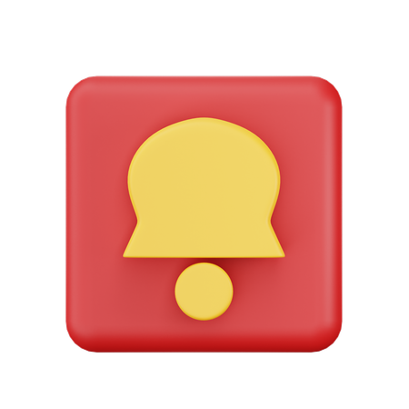 Notification  3D Icon