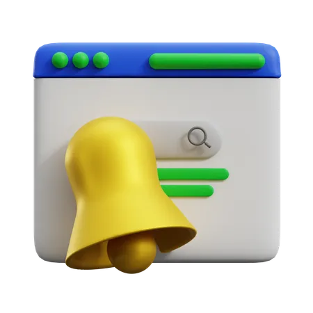 Notification  3D Icon