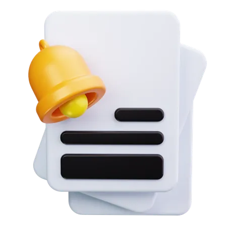 Notification  3D Icon