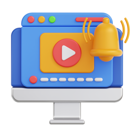 Notification  3D Icon