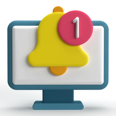 Notification  3D Icon