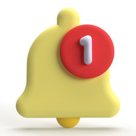 Notification  3D Icon