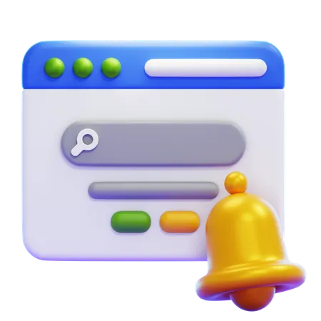 NOTIFICATION  3D Icon