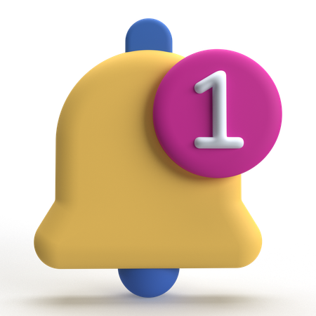 Notification  3D Icon
