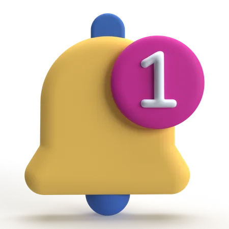 Notification  3D Icon
