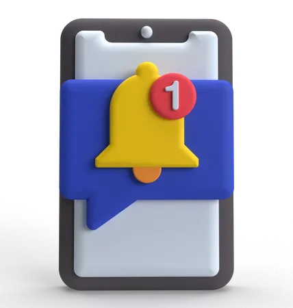Notification  3D Icon