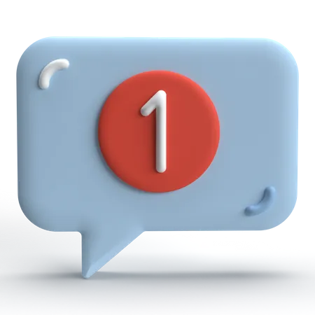 Notification  3D Icon