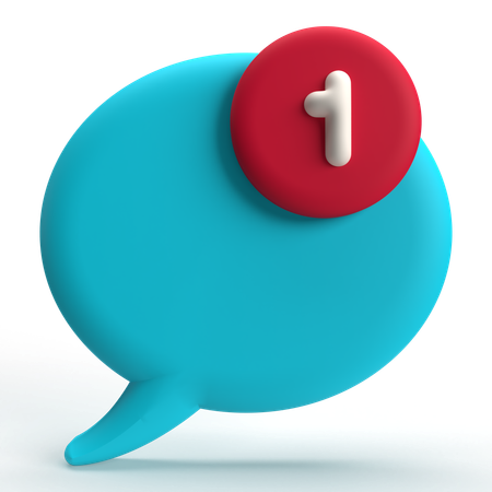 Notification  3D Icon