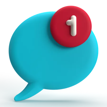 Notification  3D Icon