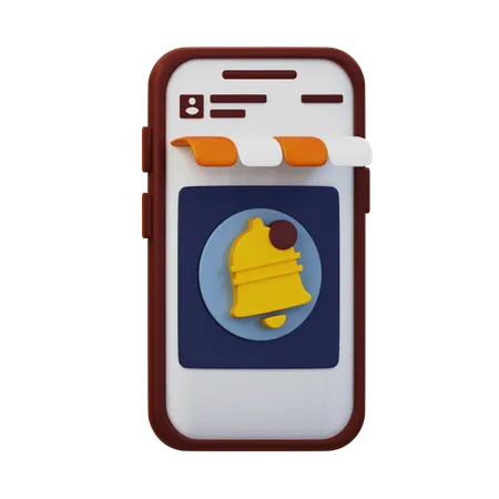 Notification  3D Icon