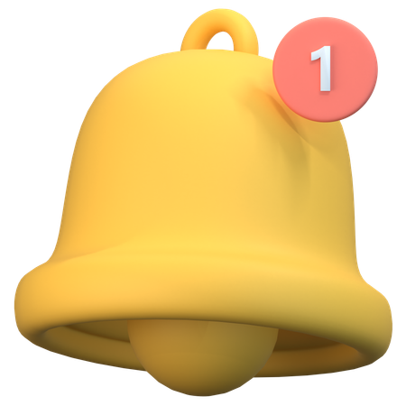 Notification  3D Icon