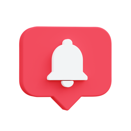 Notification  3D Icon