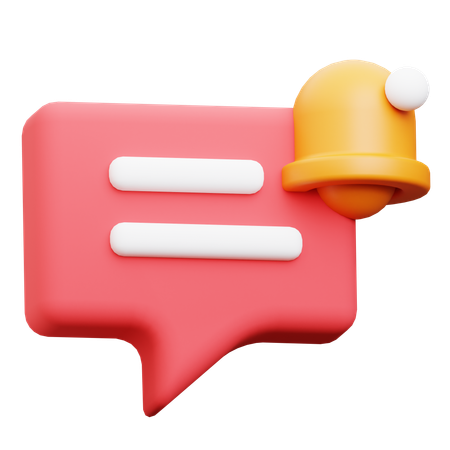 Notification  3D Icon