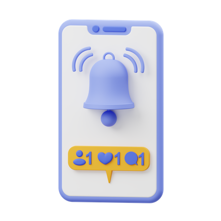 Notification  3D Icon