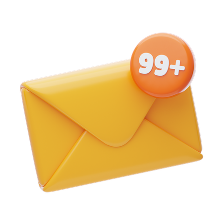 Notification  3D Icon