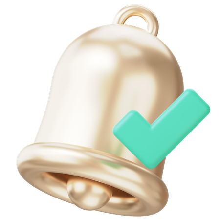 Notification accepter  3D Icon