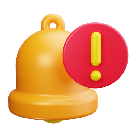 Notification Alert  3D Icon