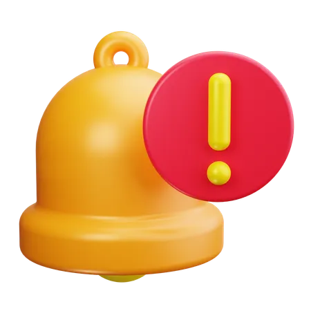 Notification Alert  3D Icon