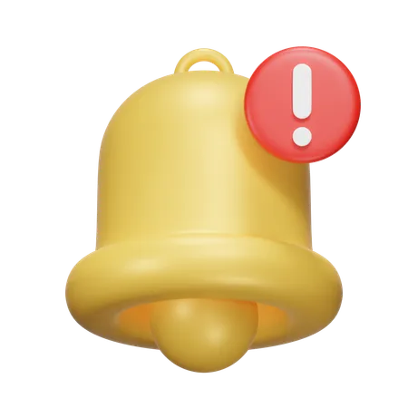 Notification Alert  3D Icon